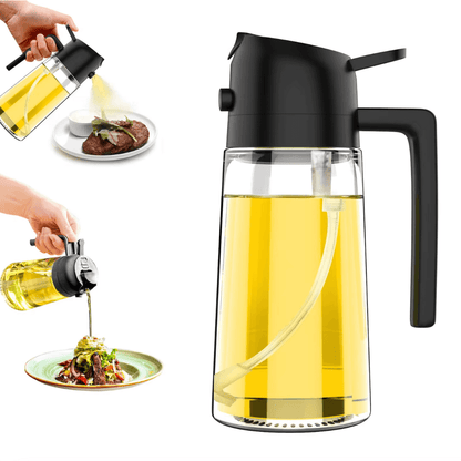 GISPRÜ 2 in 1 - Vielseitiger Ölspender, der präzise gießt und sprüht