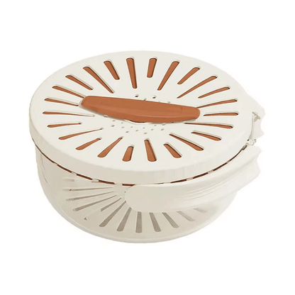 WABO - 3 in 1 Abtropfschale sparrt Zeit, mit nur einem Schritt, kann gewaschen, abgetropft und organiziert werden