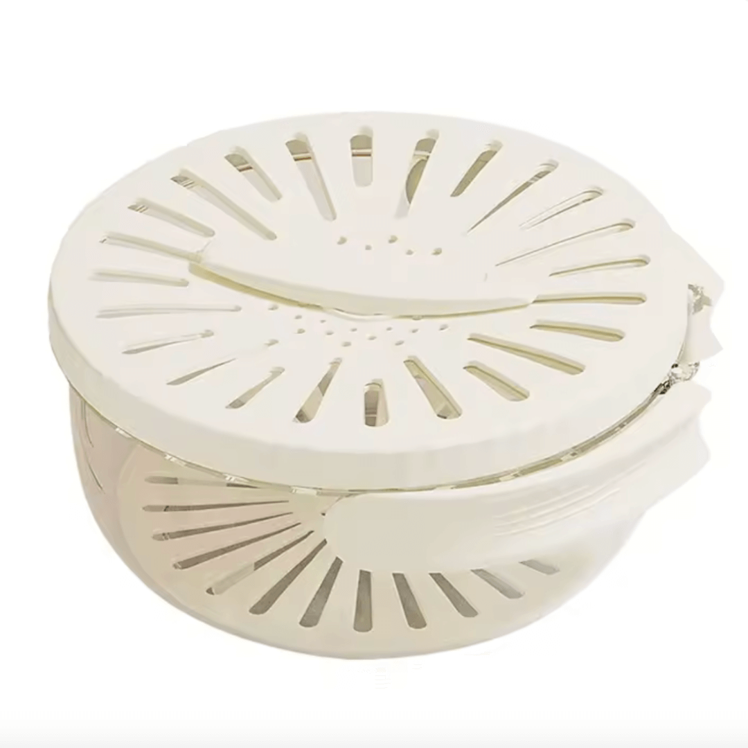 WABO - 3 in 1 Abtropfschale sparrt Zeit, mit nur einem Schritt, kann gewaschen, abgetropft und organiziert werden