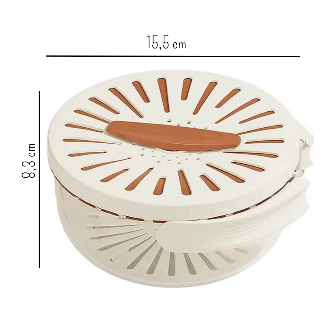 WABO - 3 in 1 Abtropfschale sparrt Zeit, mit nur einem Schritt, kann gewaschen, abgetropft und organiziert werden