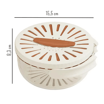 WABO - 3 in 1 Abtropfschale sparrt Zeit, mit nur einem Schritt, kann gewaschen, abgetropft und organiziert werden